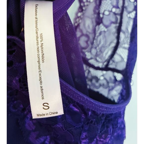 Evelust Purple Lingerie Small Sexy Romper - Picture 4 of 5